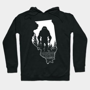 illinois Bigfoot Hoodie